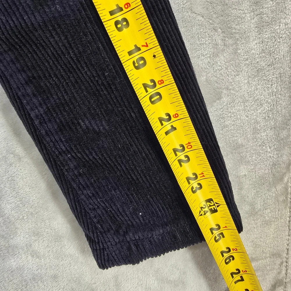 NWT Relwen Size Large Cord Trap‎ Blazer Navy Blue Corduroy Utility Chore Jacket